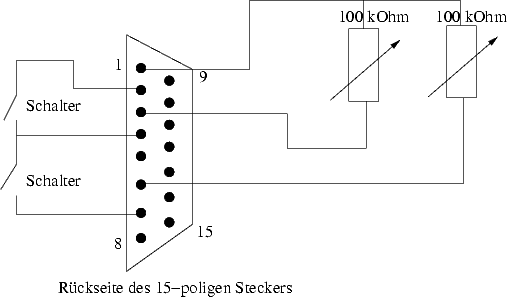 Schaltbild Joystick