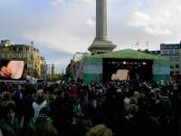 St. Patrick's Day am Trafalgar-Square